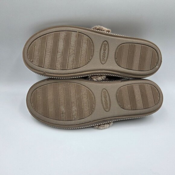 Skechers Slippes Womens 7 Light Brown Taupe Cali Cozy Campfire Team Toasty - Picture 10 of 10
